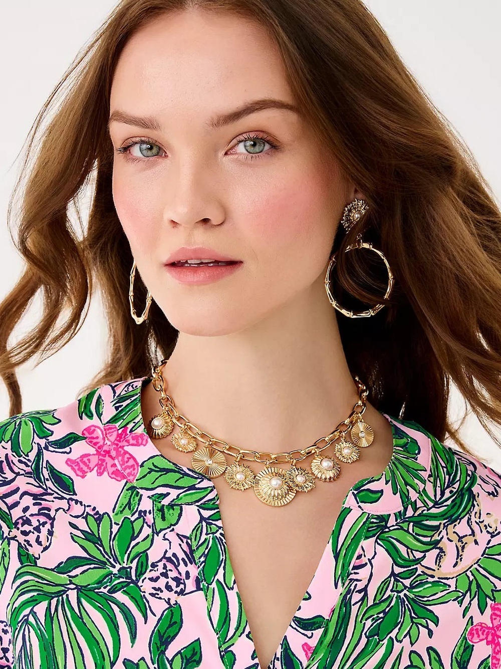 Lilly Pulitzer Gold-Tone Canopy Colony Necklace